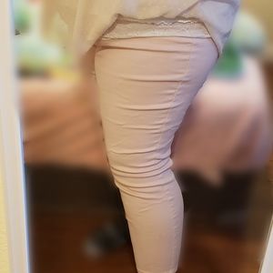 D. Jeans Pink Capris